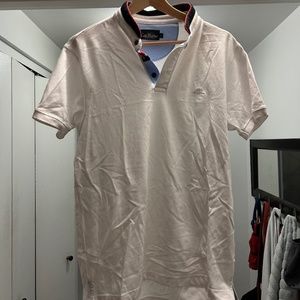 Polo shirt with Mao collar